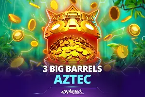 Playtech : 3 Big Barrels Aztec - STOREBET77